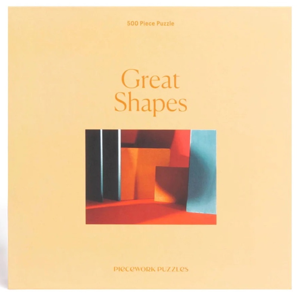 Great Shapes 500 piece jigsaw puzzle by Piecework